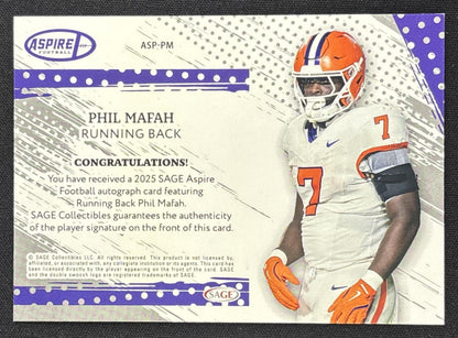 Phil Mafah 2025 SAGE Aspire Auto Blue