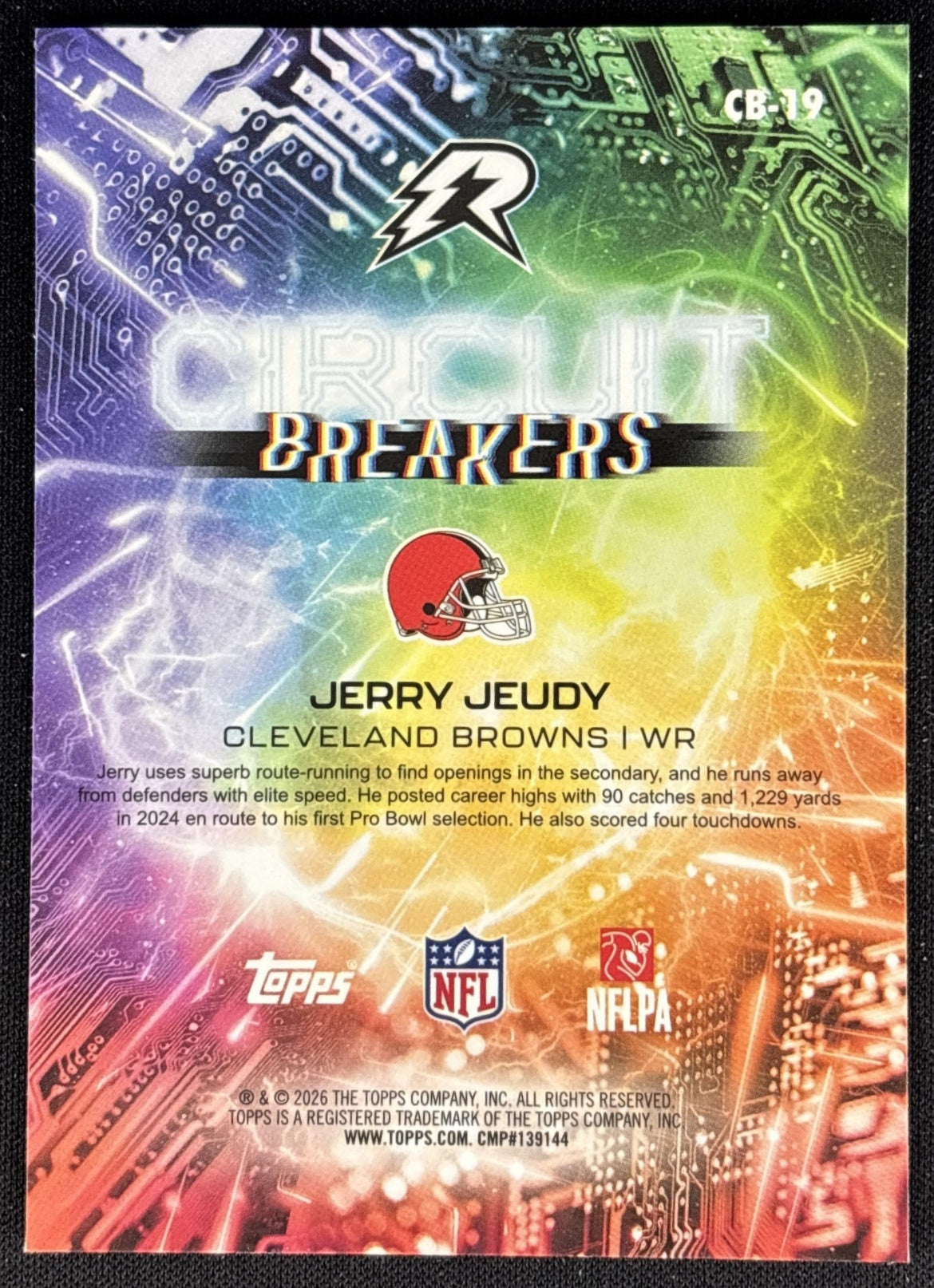 Jerry Jeudy 2025 Topps Resurgence Circuit Breakers Browns