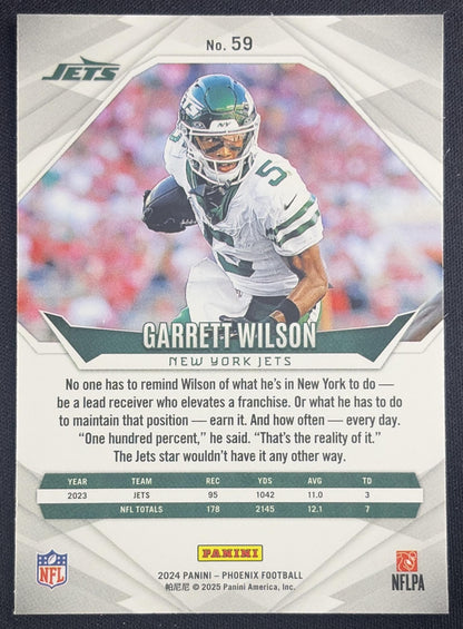 Garrett Wilson 2024 Panini Phoenix International Jets New York Jets