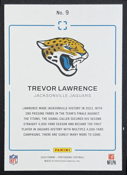 Trevor Lawrence 2024 Panini Photogenic Avatars Jaguars