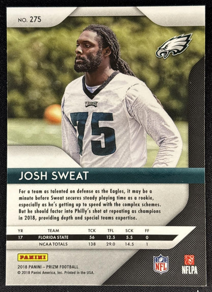 Josh Sweat 2018 Panini Prizm Eagles - Philadelphia Eagles