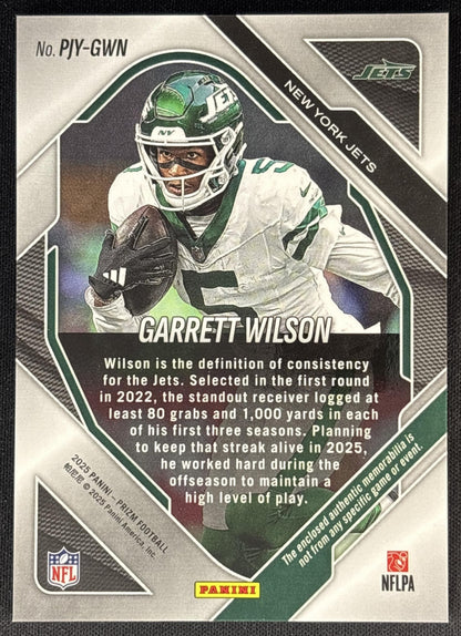 Garrett Wilson 2025 Panini Prizm Premier Jerseys