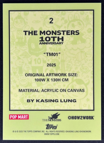 TM01 2025 Chrome Labubu 2 Non-Sports Trading Cards