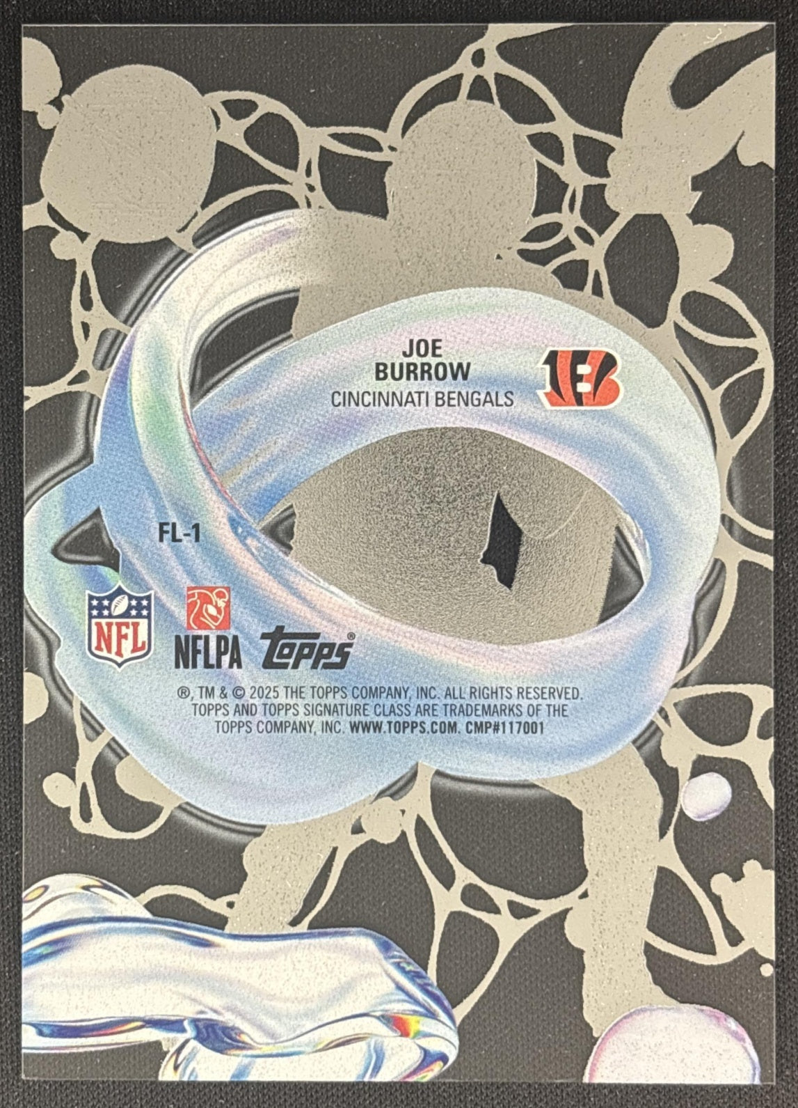 Joe Burrow 2025 Topps Signature Class Fluidity Bengals Sports Trading Cards