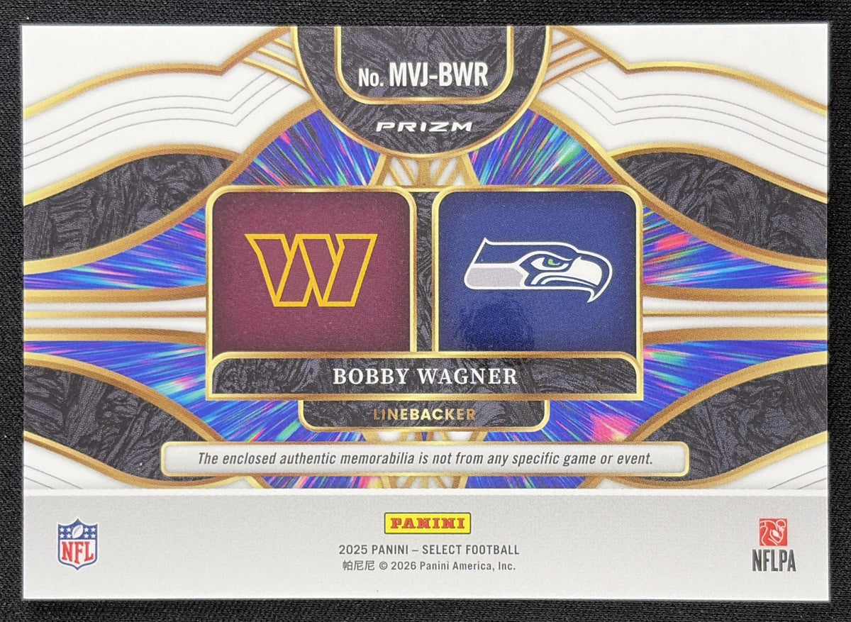Bobby Wagner 2025 Panini Select Multiverse Jerseys Blue Prizm