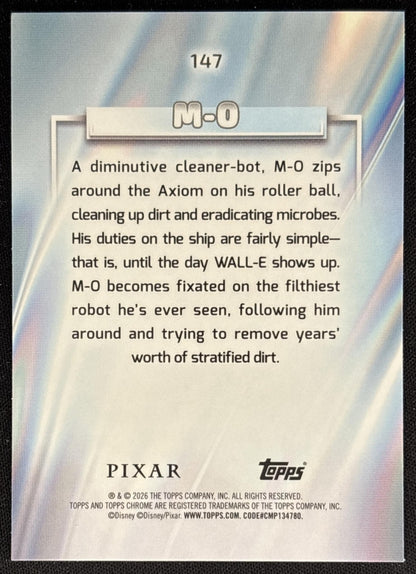 M-O 2026 Topps Chrome Disney WALL-E back