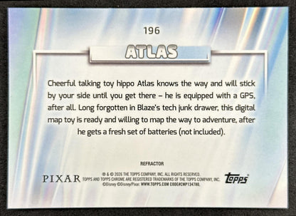 Atlas 2026 Topps Chrome Disney Refractor Back