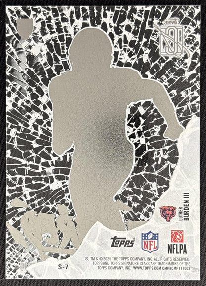 Luther Burden III 2025 Topps Signature Class Shattered Bears Sports Trading Cards