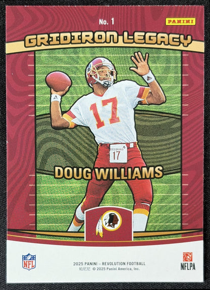 Doug Williams 2025 Panini Revolution Gridiron Legacy Redskins