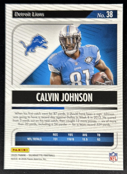 Calvin Johnson 2025 Panini Silhouette Lions