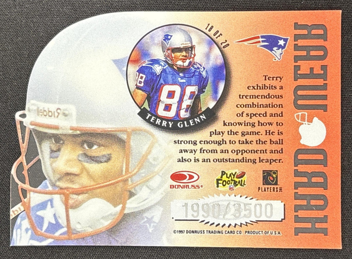 Terry Glenn 1997 Hard Wear /3500Patriots Sports Trading Card