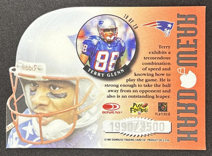 Terry Glenn 1997 Hard Wear /3500Patriots Sports Trading Card