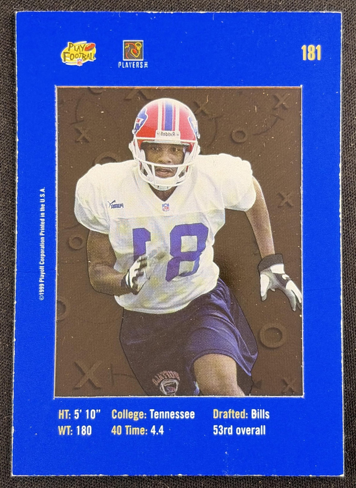 Peerless Price 1999 Playoff Absolute SSD Bills Sports Trading Card