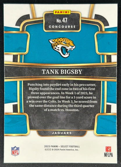 Tank Bigsby Select Concourse Jacksonville Jaguars Sports Trading Cards