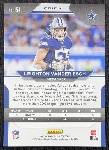 Leighton Vander Esch 2020 Panini Prizm Hyper /175 Cowboys Dallas Cowboys