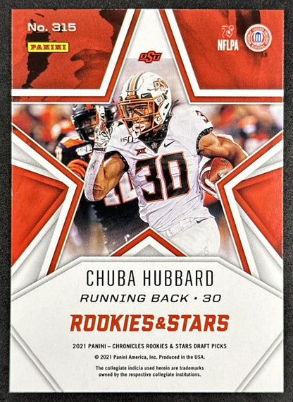 Chuba Hubbard Chronicles Rookies & Stars Oklahoma State Panthers
