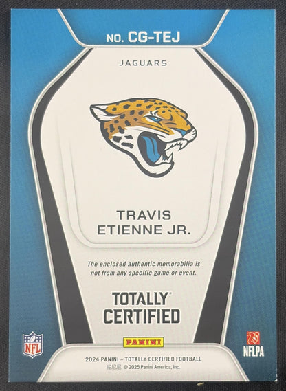 Travis Etienne Jr. 2024 Panini Totally Certified Gamers Jaguars Sports Trading Card