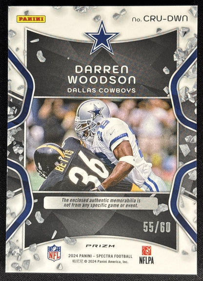Darren Woodson 2024 Panini Spectra Crush Blue Neon /60 Cowboys - Dallas Cowboys