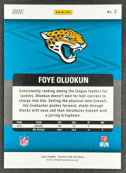 Foye Oluokun 2025 Revolution Groove Jaguars Sports Trading Cards