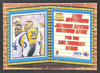Jerome Bettis 1994 Pacific Marquee Prisms Rams