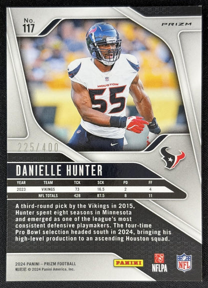 Danielle Hunter 2024 Panini Prizm Pandora /400 Texans back
