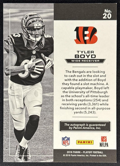 Tyler Boyd 2016 Panini Contenders Bengals back