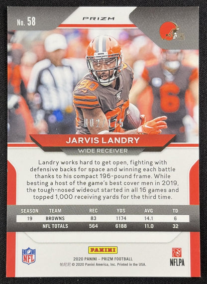 Jarvis Landry 2020 Panini Prizm Hyper /175 Browns