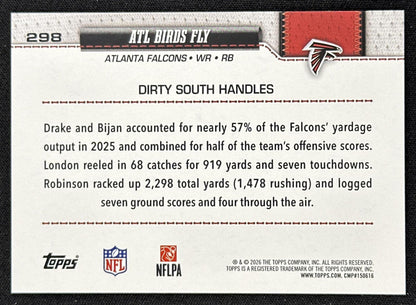 ATL Birds Fly 2026 Topps Flagship Fanatics Foil Falcons