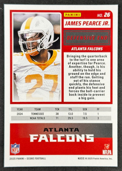 James Pearce Jr. 2025 Score Rookies Falcons Football
