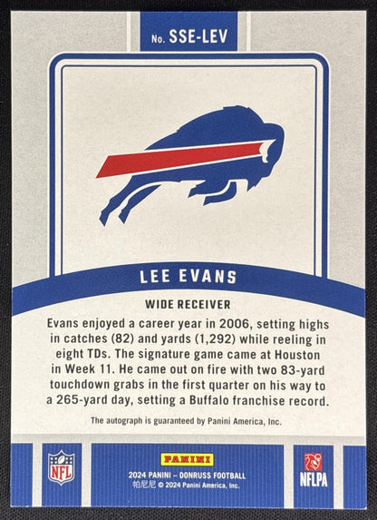 Lee Evans 2024 Panini Donruss Retro 2004 Bills Sports Trading Card