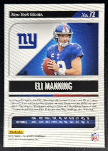 Eli Manning Silhoutte Giants