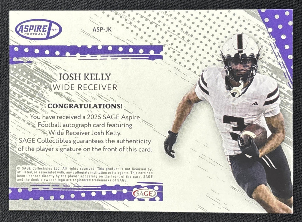 Josh Kelly 2025 SAGE Aspire Auto Blue