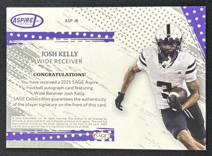 Josh Kelly 2025 SAGE Aspire Auto Blue
