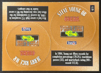 Steve Young 1994 Pro Line 49ers Sports Trading Cards