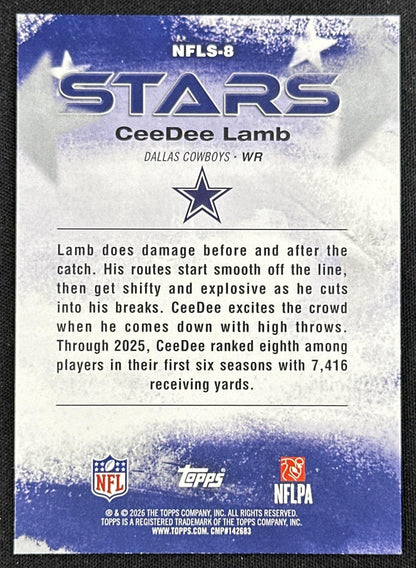 CeeDee Lamb 2026 Topps Flagship NFL Stars Cowboys