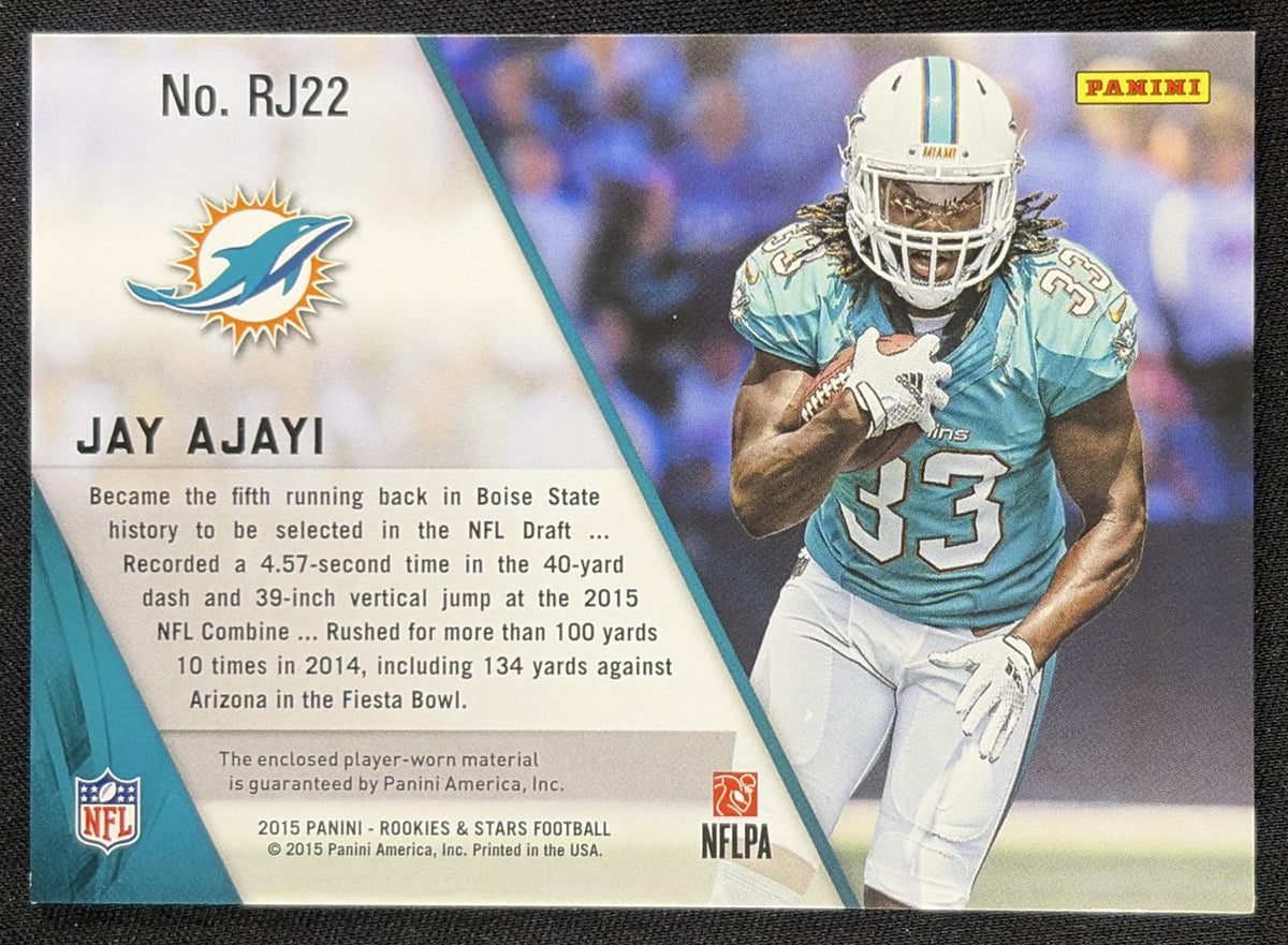 Jay Ajayi 2015 Panini Rookies & Stars Longevity Rookie Jerseys Dolphins