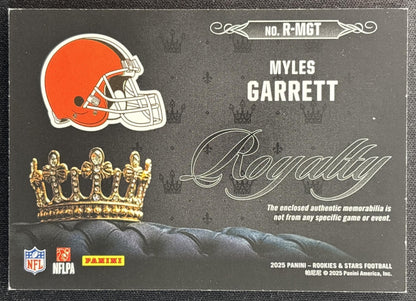Myles Garrett 2025 Panini Rookies & Stars Royalty Browns