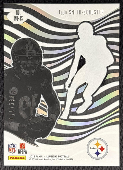 JuJu Smith-Schuster 2018 Panini Illusions Mystique Gold /299 Steelers back