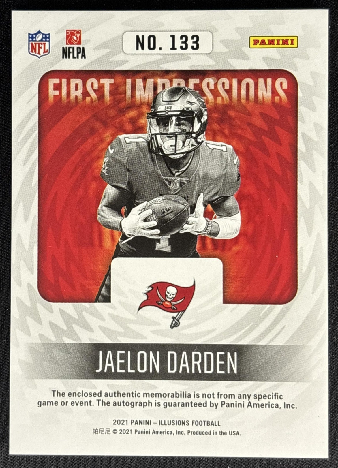 Jaelon Darden 2021 Panini Illusions /299 Buccaneers