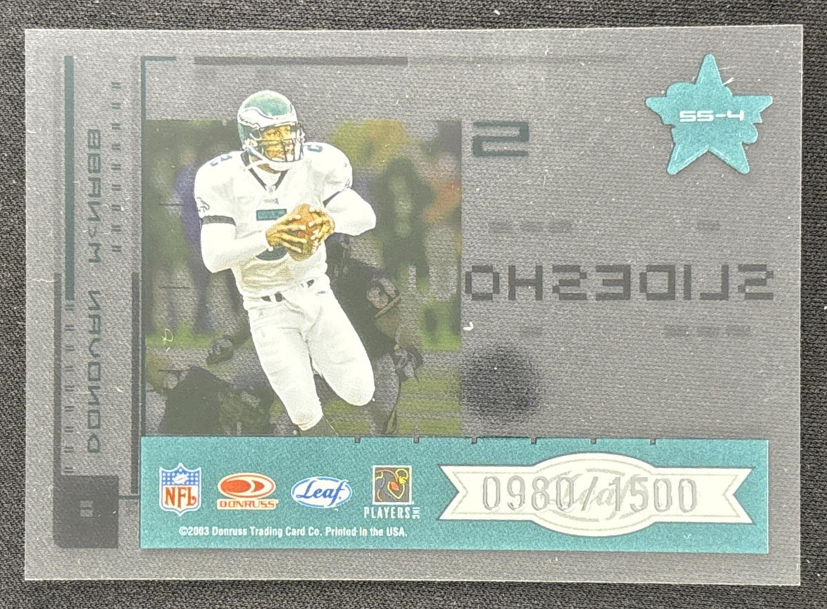 Donovan McNabb 2003 Leaf Rookies & Stars Slideshow /1500 Eagles