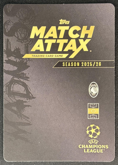 Nicola Zalewski 2025 Match Attax Madness UEFA Champions League Uncommon Atalanta Sports Trading Cards
