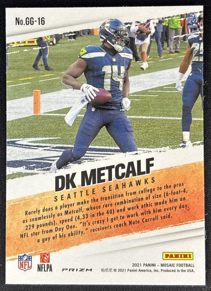 DK Metcalf 2021 Panini Mosaic Got Game? Mosaic