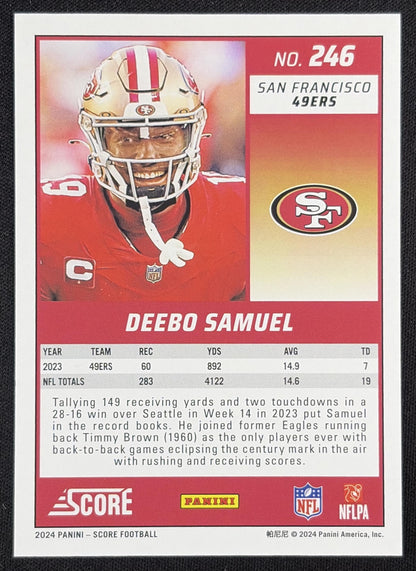 Deebo Samuel 2024 Panini Score Stars /399 49ers