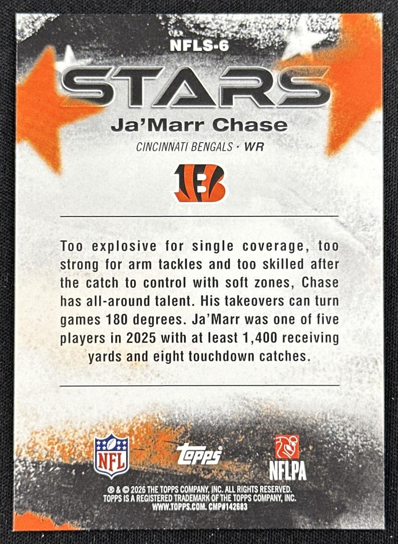 Ja'Marr Chase 2026 Topps Flagship NFL Stars Bengals