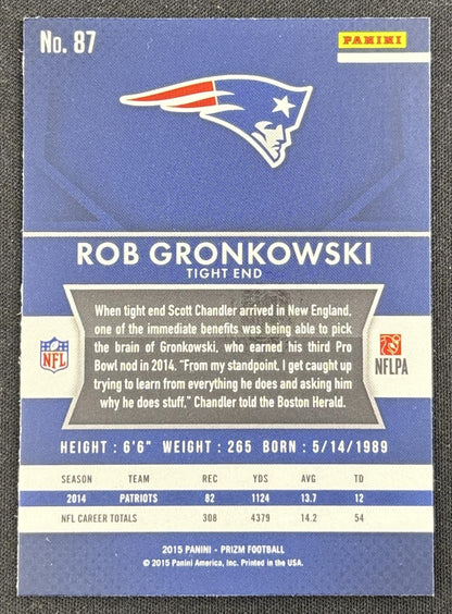 Rob Gronkowski 2012 Panini Prizm Patriots