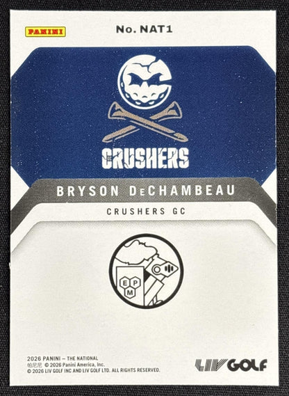Bryson DeChambeau 2026 Panini NSCC National Promo Set Foil Sports Trading Cards