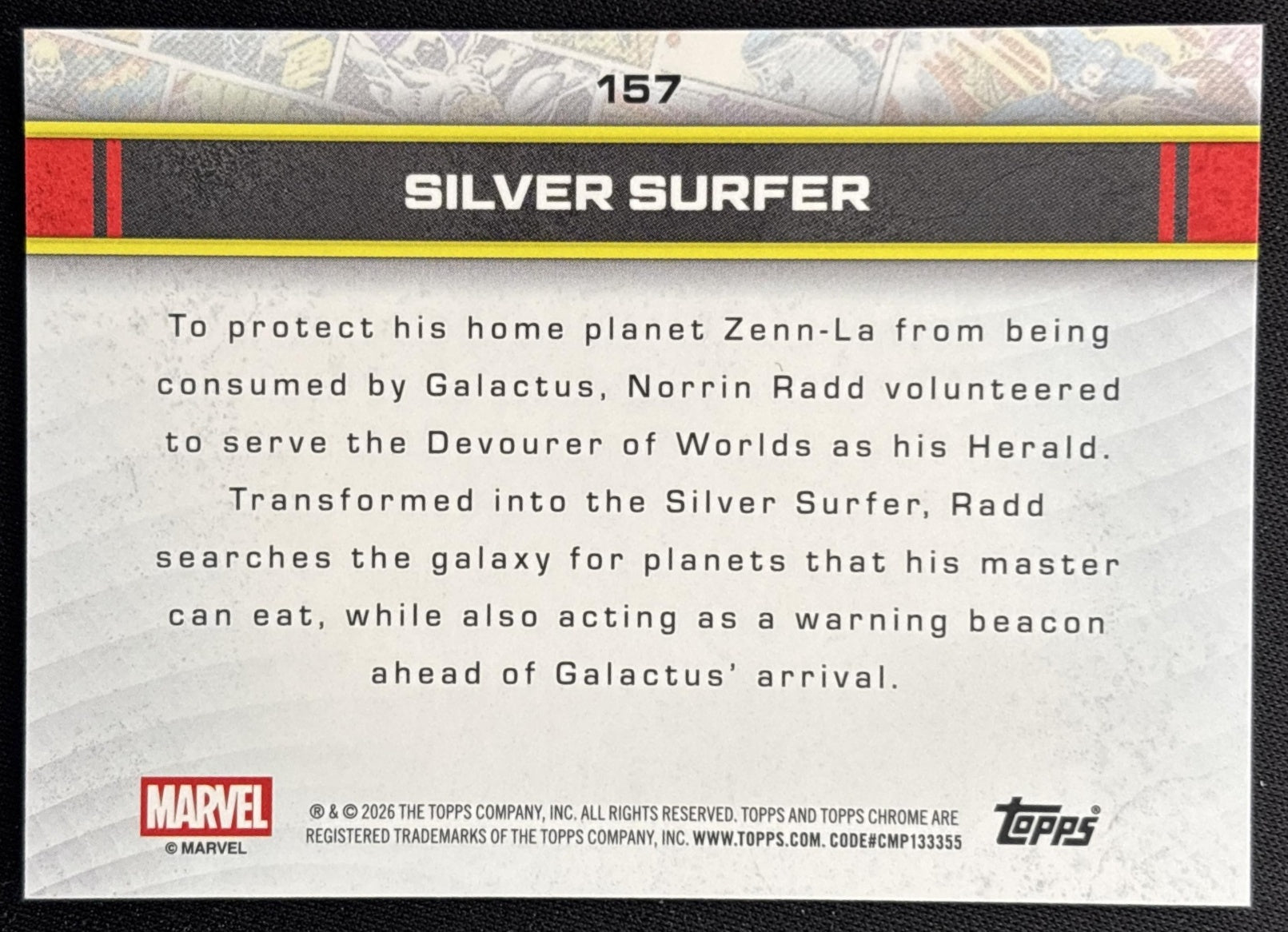 Silver Surfer 2026 Topps Chrome Marvel Comics