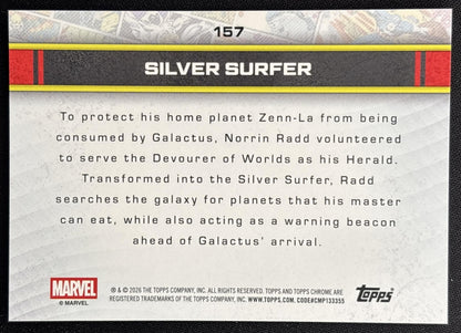 Silver Surfer 2026 Topps Chrome Marvel Comics