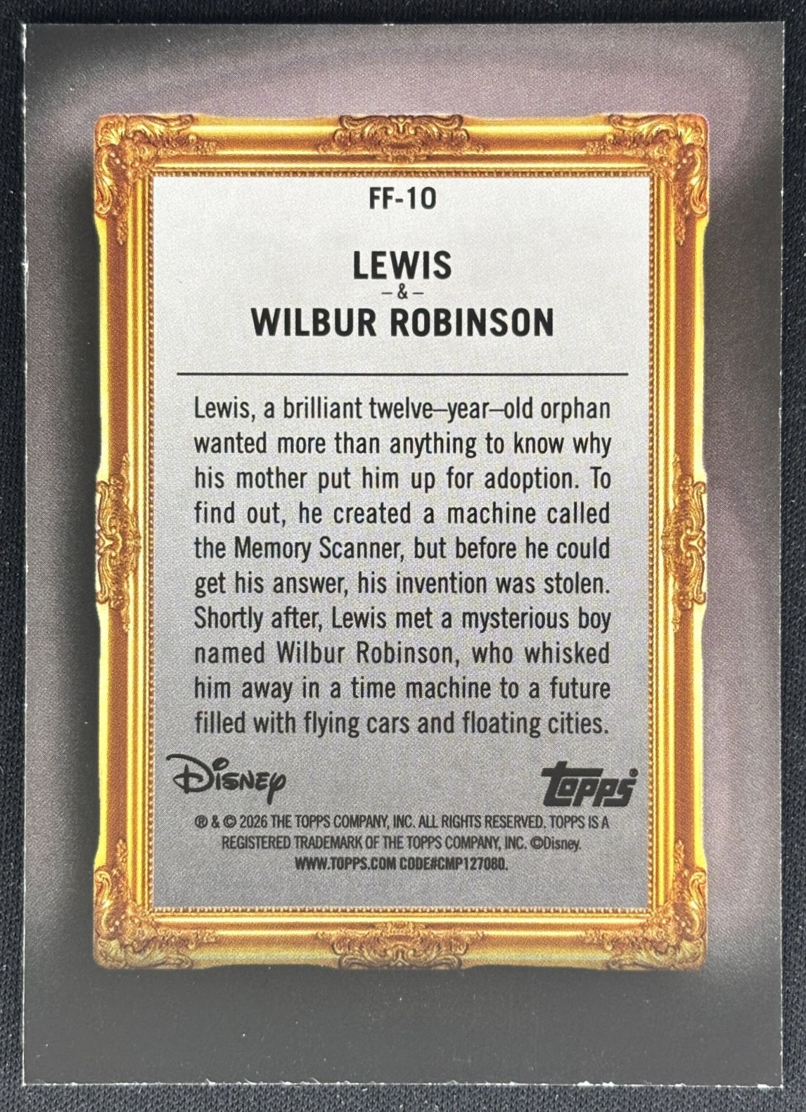 Lewis - Wilbur Robinson 2026 Topps Disney Neon Family First Non-Sports Trading Cards