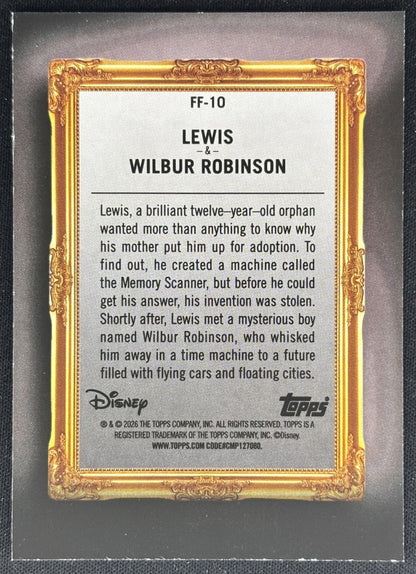 Lewis - Wilbur Robinson 2026 Topps Disney Neon Family First Non-Sports Trading Cards